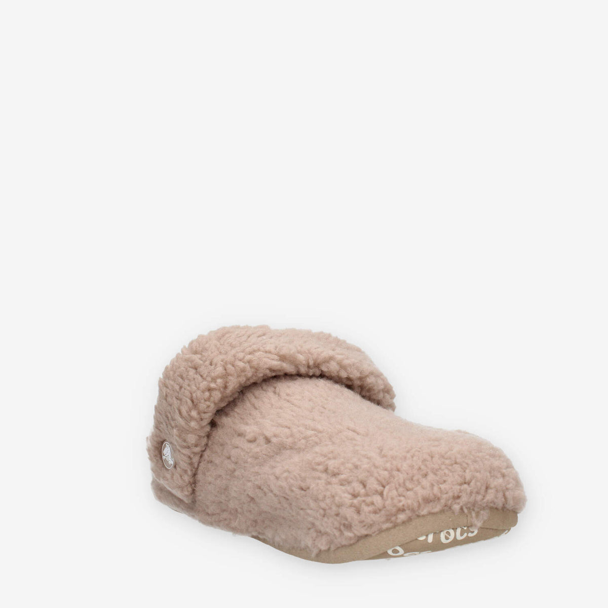 CR.209386-MUSH Crocs Classic Cozzzy Slipper Sabot marroni da donna in ecopelliccia