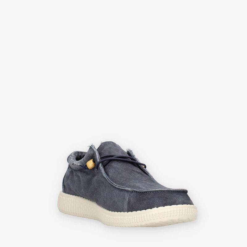 Walk in Pitas WP150-WALLABI-WASHED-15PER Slip on blu da uomo