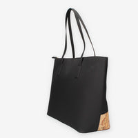 Alviero Martini Prima Classe LMLD96-9636-0001 Shopping gommata nera e Geo Classic