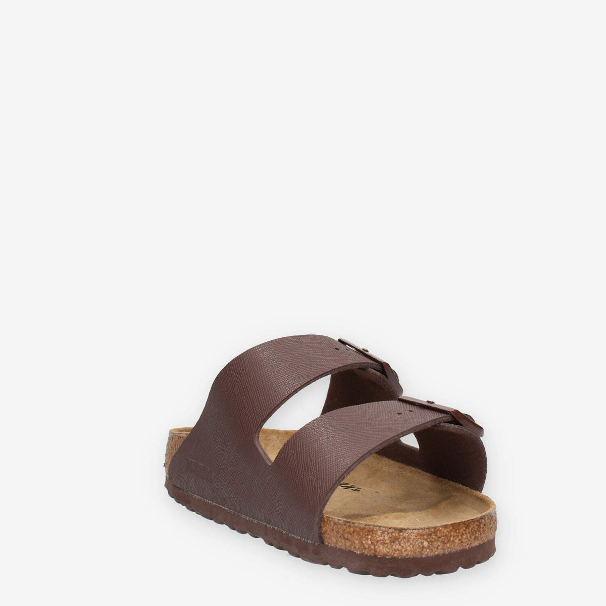 1028123-ROAST Birkenstock Arizona BS Sandali scalzati bassi marroni da uomo (calzata stretta)