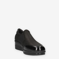 36200A-NERO Valleverde Slip on nere da donna