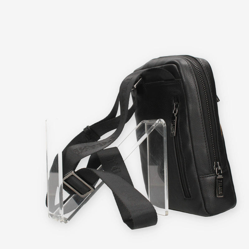 Alviero Martini Prima Classe LLD07-8162-0001 Borsa a tracolla da uomo nera e Geo Classic