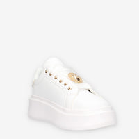 WM-6H-BIANCO Gai Mattiolo Sneakers bianche da donna