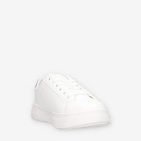 Calvin Klein V3X9-83166-1592X025 Sneaker bassa allacciata bianco/argento