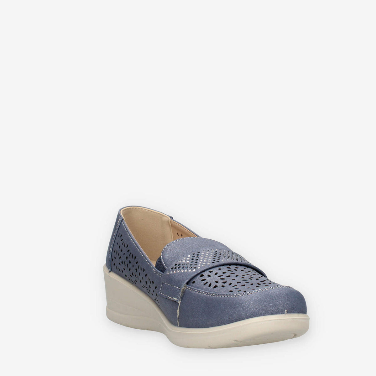 Clia Walk LIGHT34-BLU Slip on blu da donna