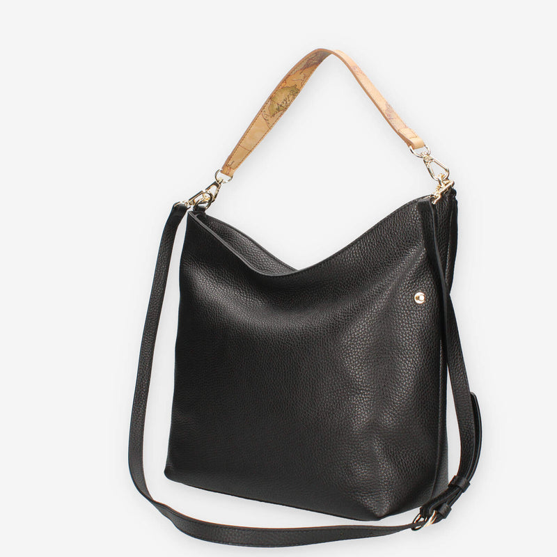 Alviero Martini Prima Classe LLD56-G630-0001 Borsa a spalla nera e Geo Classic