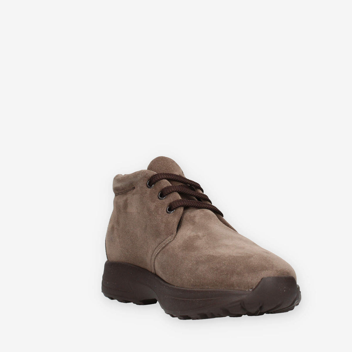 Frau 09A2-VISO Polacchine marroni da uomo