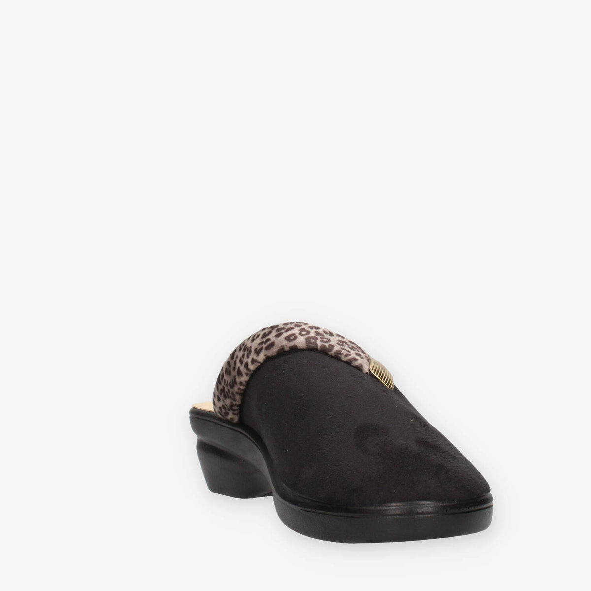 Valleverde 25230-NERO Pantofole nere da donna