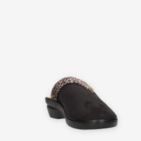 Valleverde 25230-NERO Pantofole nere da donna