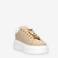 WM-6H-BEIGE Gai Mattiolo Sneakers beige da donna