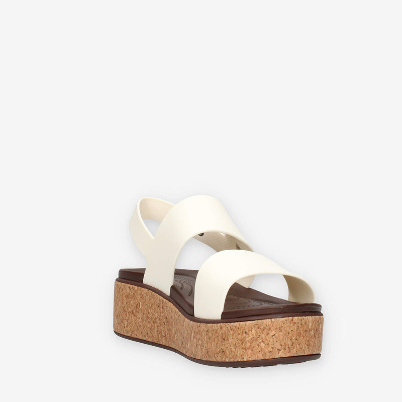 Crocs CR.211144-CHAL Brooklyn Cork Low Wedge W