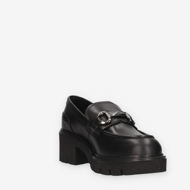 Nero Giardini I513980D-100 Mocassini neri da donna
