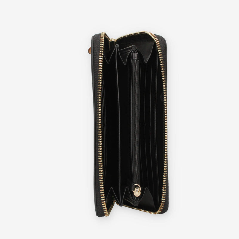 Alviero Martini Prima Classe LPP09-8630-0001 Portafogli nero e Geo Classic