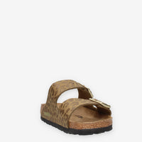 Birkenstock 1030586 Arizona BS Sandali scalzati bassi leo khaki (calzata stretta)