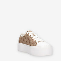 Guess FLJJZ4-FAL12-BEIBR JOEZI4 Sneakers da donna beige logate