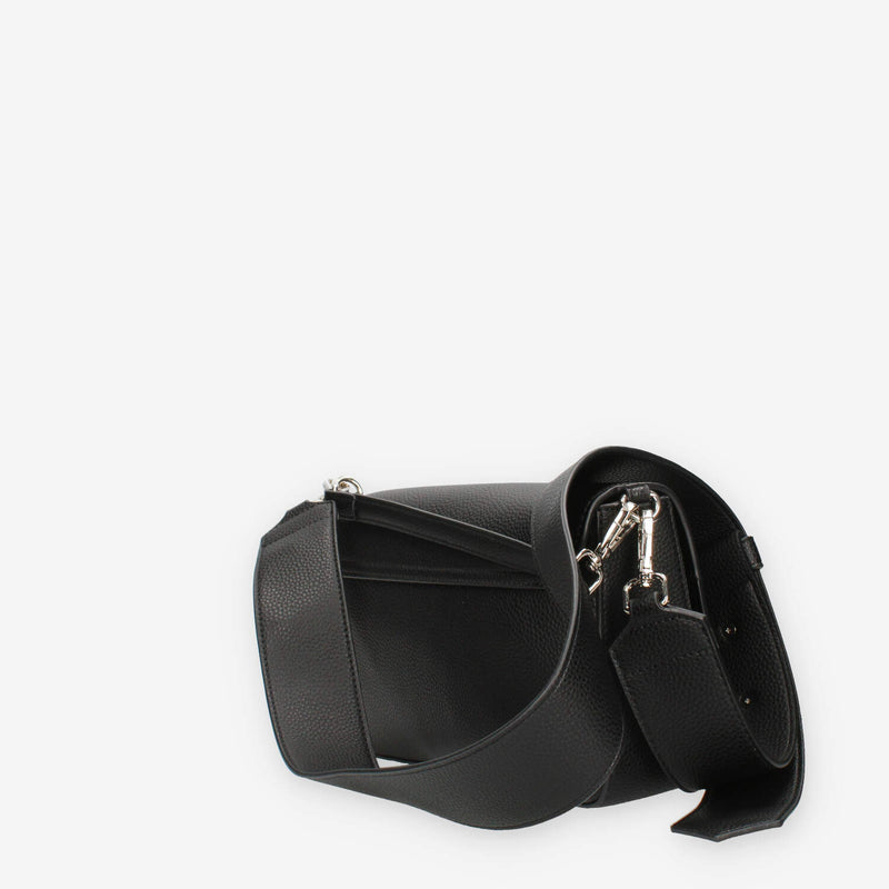 John Richmond RWA24084BO9L-BLACK-SILV Borsa a tracolla nera e argento