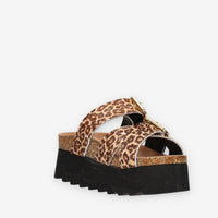 Colors of California HC.BES601-LEO Sandali scalzati leopardati da donna