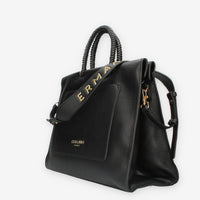 Ermanno Scervino 12401741-BLK Petra Borsa a mano nera a 2 scomparti