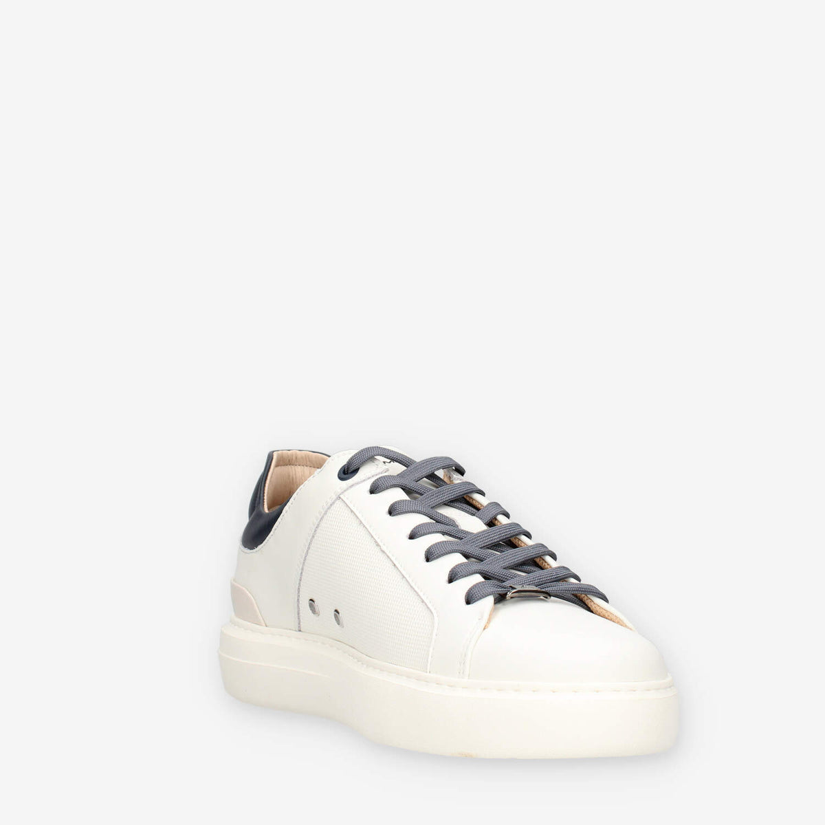 Ambitious 14199-7357AM-W/N Sneakers bianche e blu da uomo