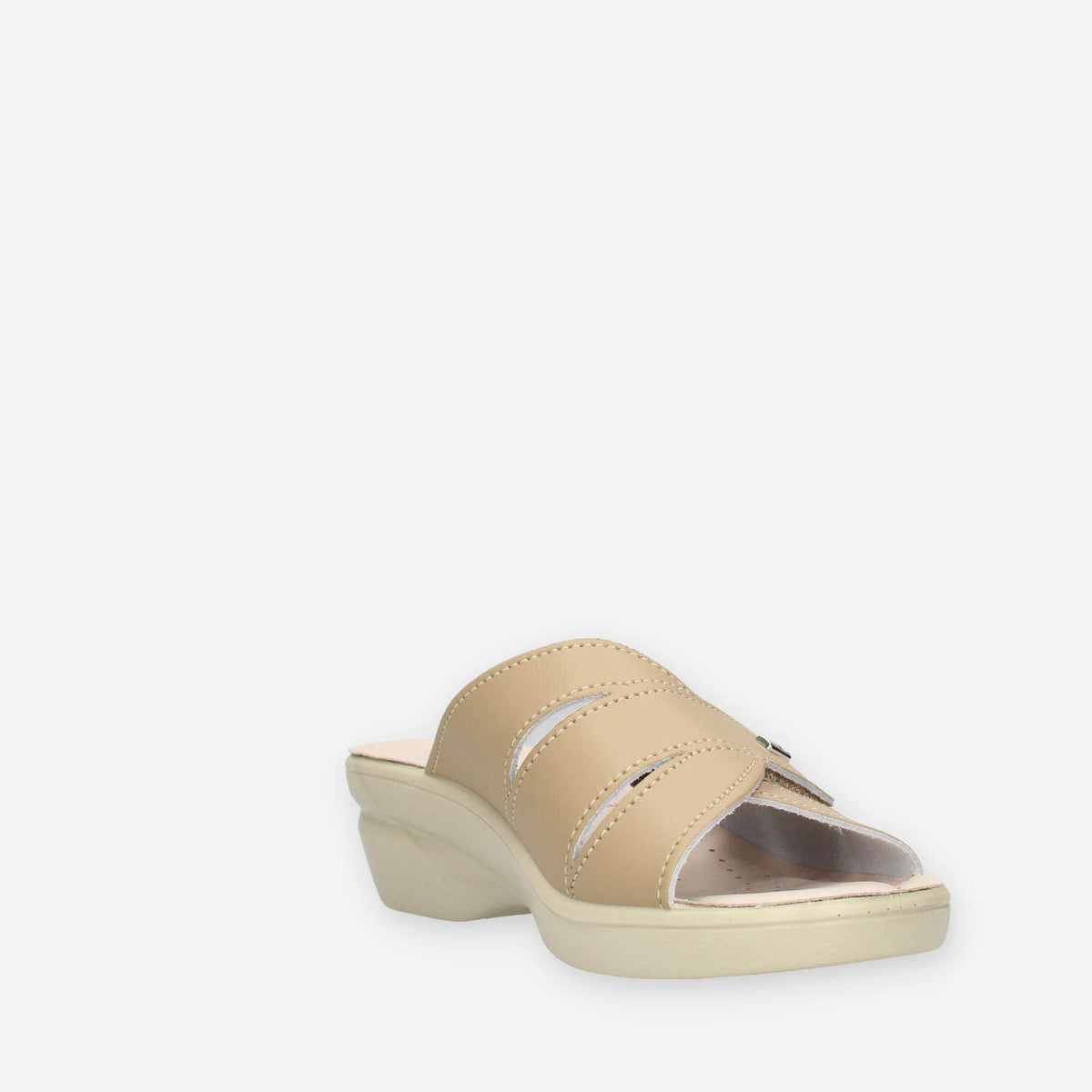 Valleverde 25314-BEIGE Ciabatte beige da donna