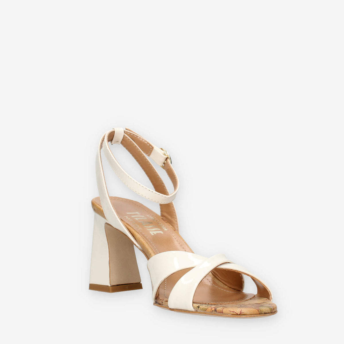 Alviero Martini Prima Classe Z1442-8261-0905 Sandali da donna avorio e Geo Classic