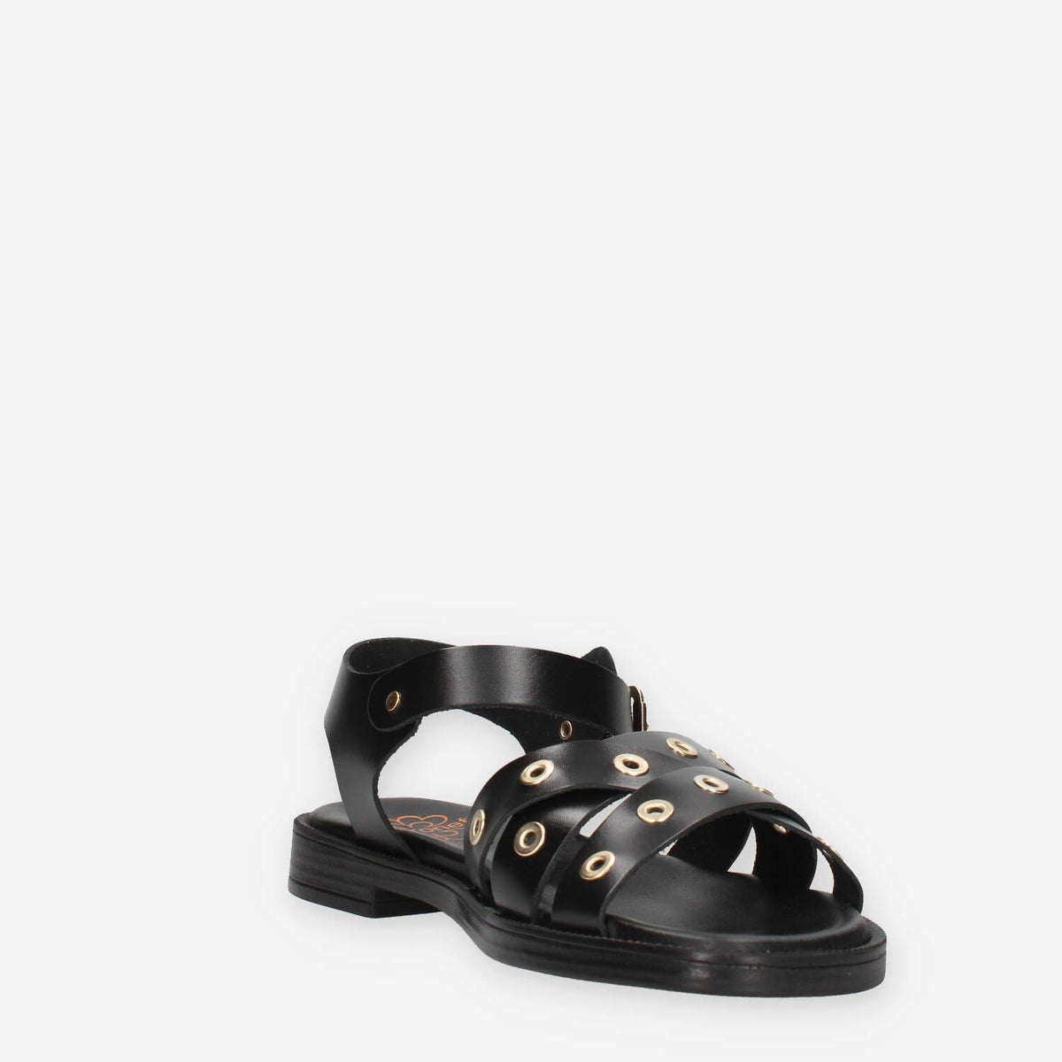Porronet 3233-NEGRO Sandali bassi neri da donna