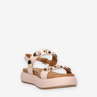 Inuovo A96048-BLUSH Sandali rosa con borchie