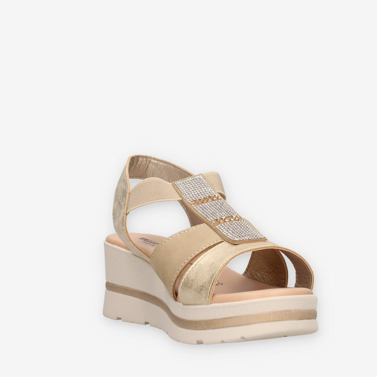 Valleverde 55581-PLATINO Sandali platino da donna