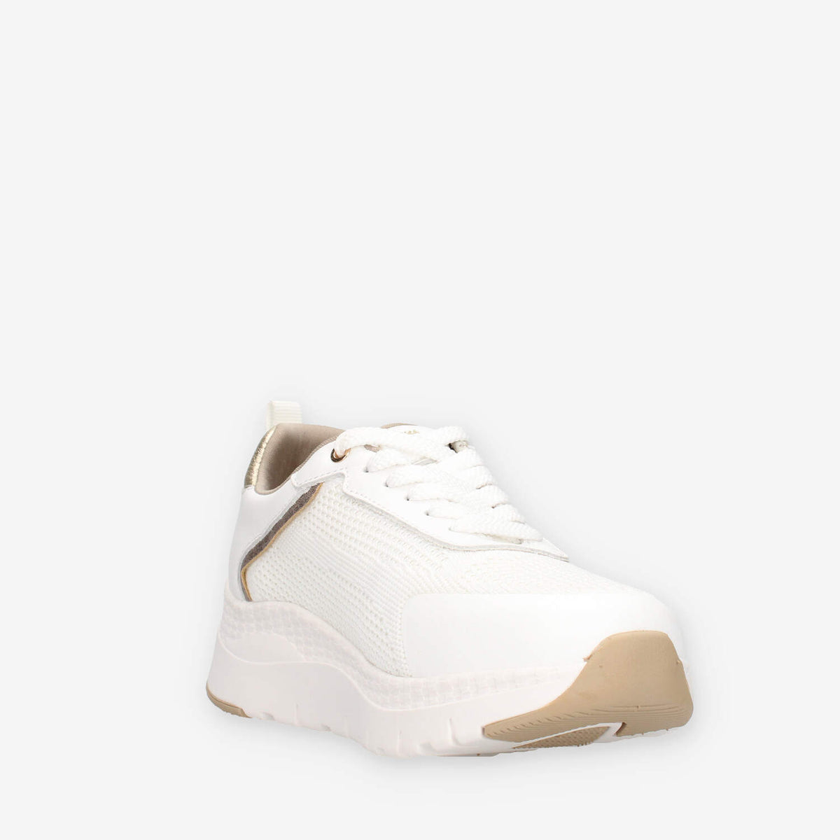 Donna Serena 145671DM-BIANCO-PLAT Sneakers bianche e platino da donna