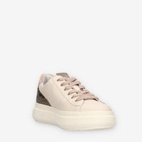 Nero Giardini I514160D-710 Sneakers beige da donna con glitter