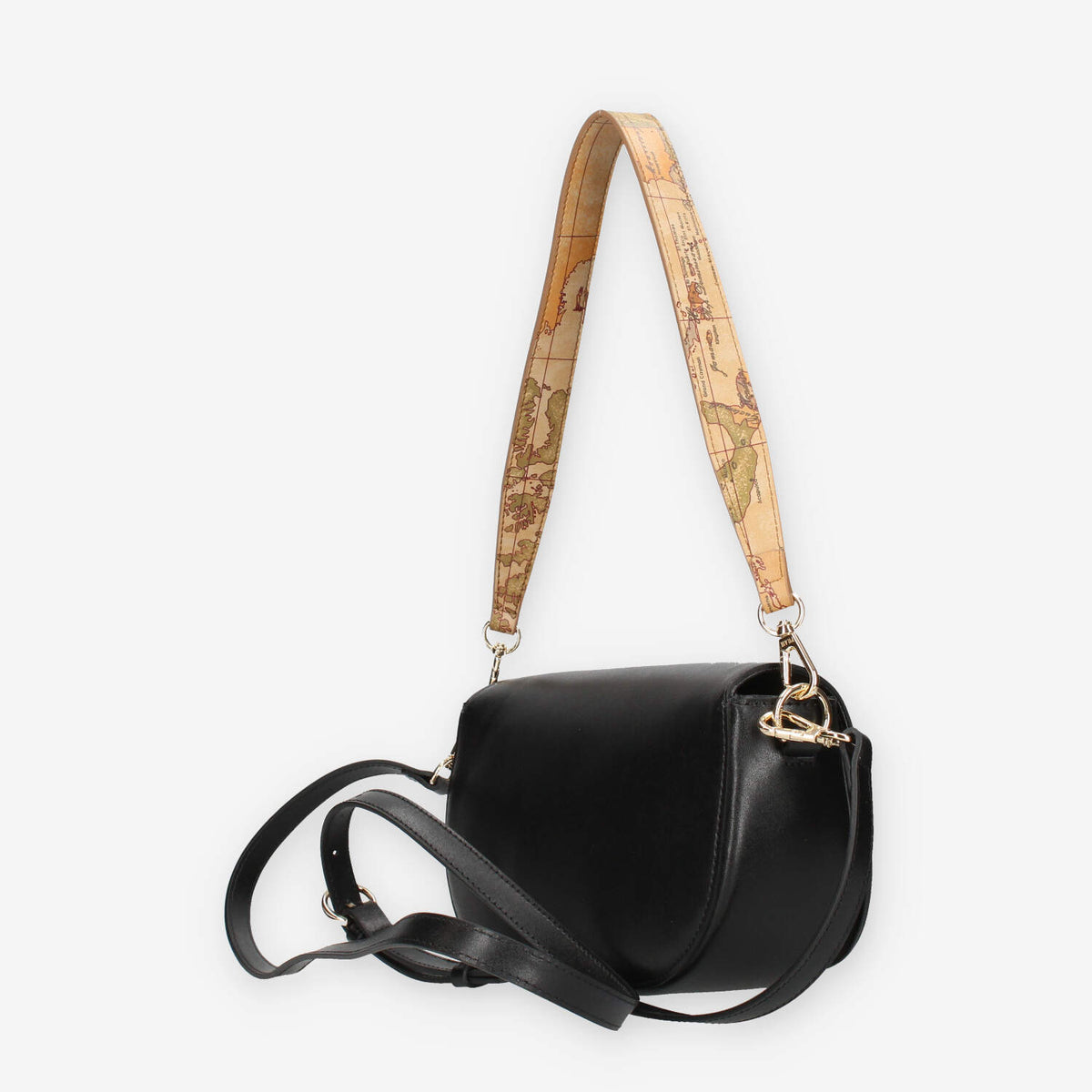 Alviero Martini Prima Classe LLD59-S620-0001 Borsa a tracolla nera e Geo Classic