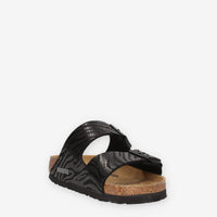 Birkenstock 1029560-BLACK Arizona Sandali scalzati bassi neri (calzata stretta)