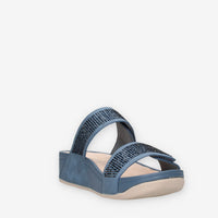 Valleverde V651Z-JEANS Sandali scalzati jeans da donna