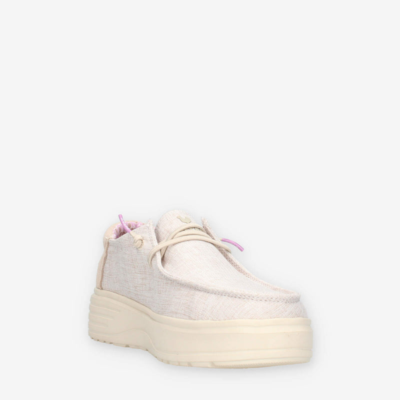 Walk in Pitas POPPY-77CRUDO Slip on beige da donna