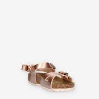 Birkenstock 1029535 Rio HL Kids Sandali rame da bimba (calzata stretta)
