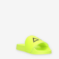 Sun 68 X36310T63GIALLO FLUO BOY'S SLIPPERS LOGO (TEEN) Ciabatte giallo fluo da bimbo