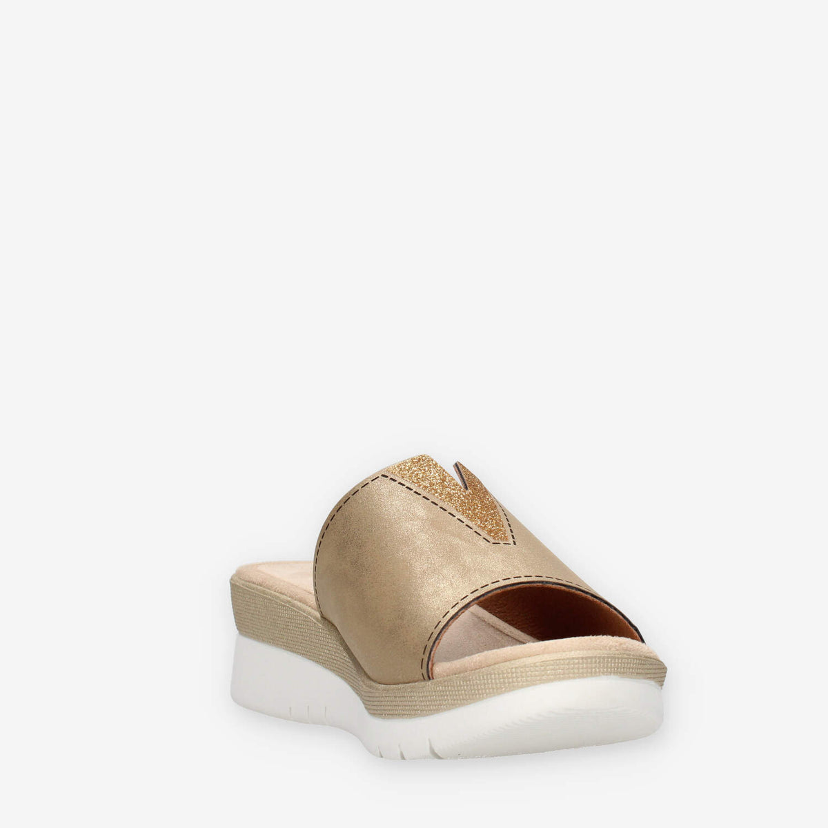 Valleverde 52104-BRONZO Ciabatte bronzo da donna