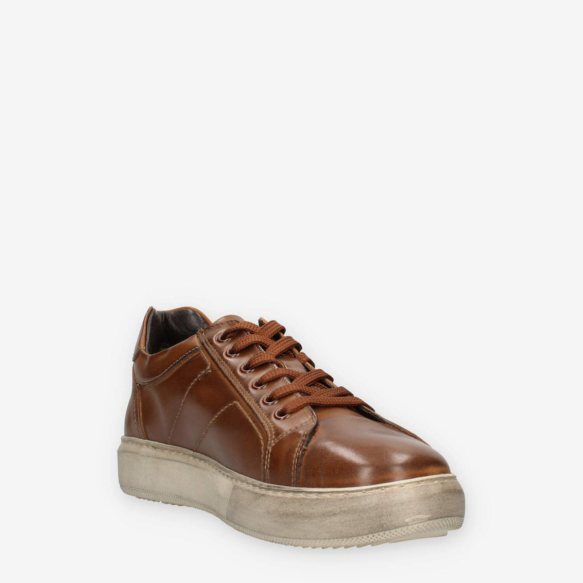 Nero Giardini I202580U-400 Sneakers cuoio da uomo