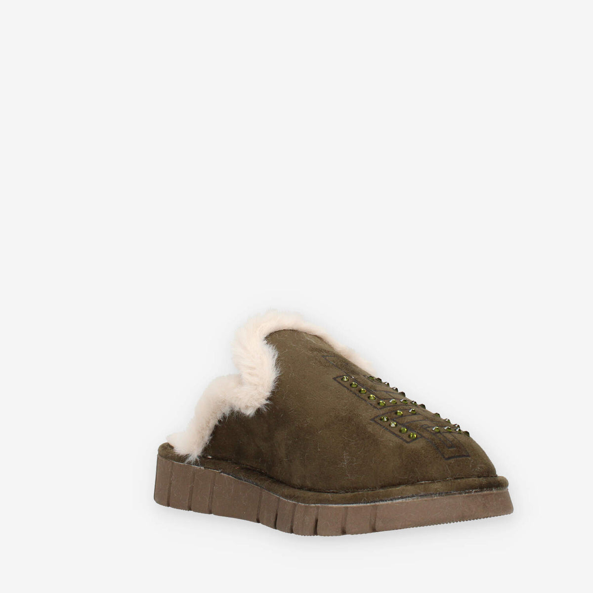 Clia Walk WARM12-VERDE Ciabatte verdi da donna