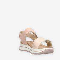 Igi&Co 1174844-CHAMPAGNE/CIPRI Sandali rosa con zeppa