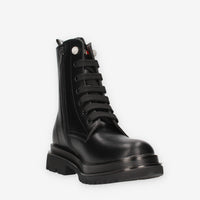 Asso AG-17635-BLACK Anfibi da ragazza neri