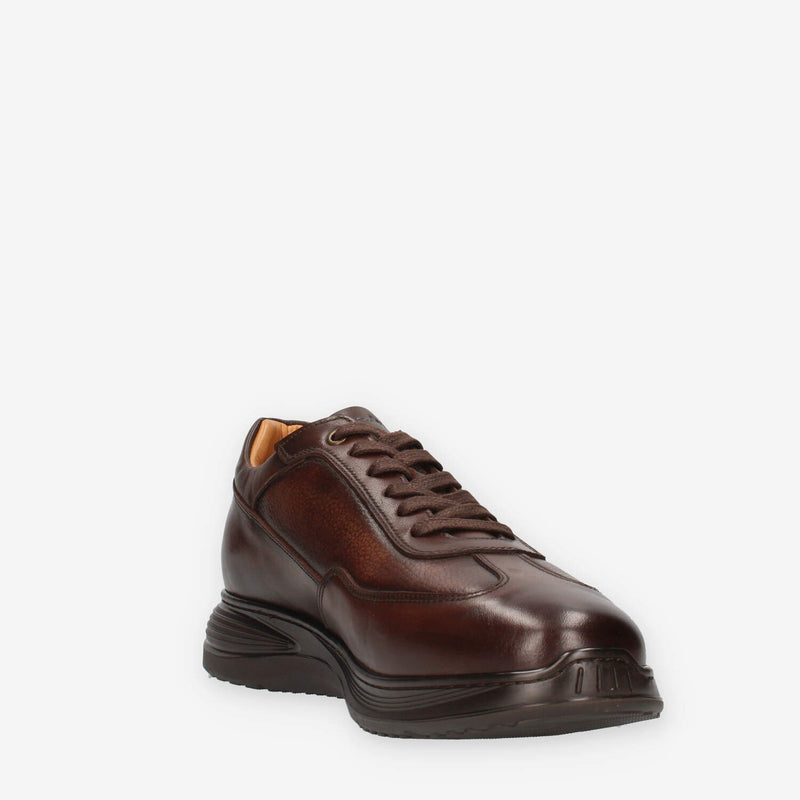 XS2316-2088-BROWN Dr. Jell's Anatomic Sneakers marroni da uomo