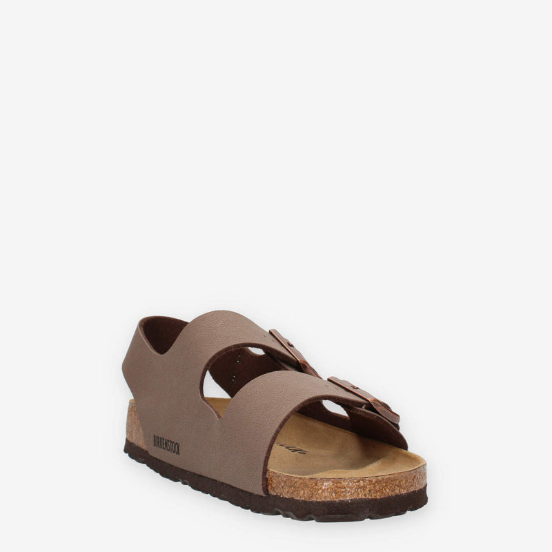 Birkenstock 0634503 Milano BS Sandali mocca (calzata stretta)