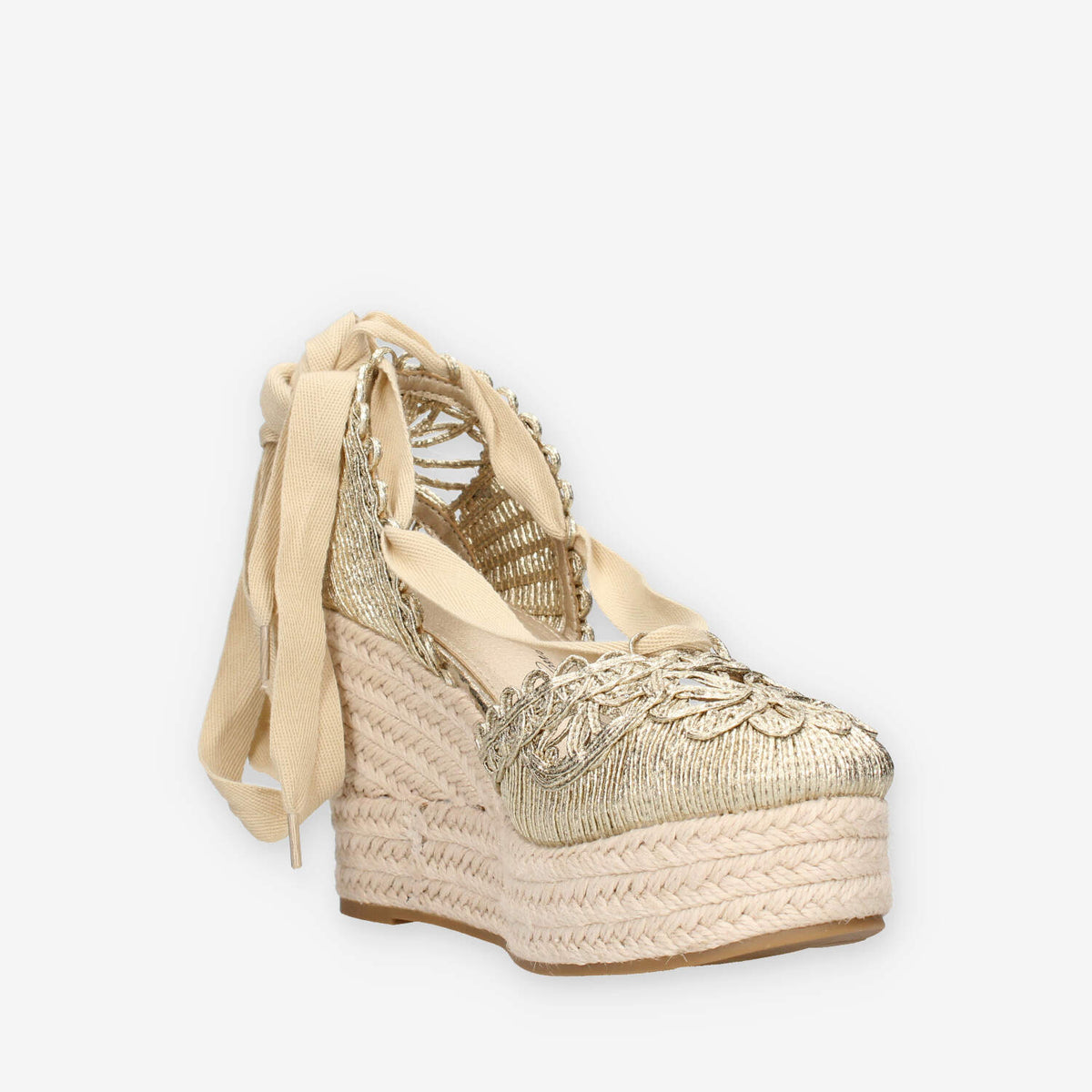 Xti Tentations 145422-ORO Espadrillas oro da donna