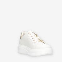 Valleverde 35102-GOLD Sneakers bianche e oro da donna