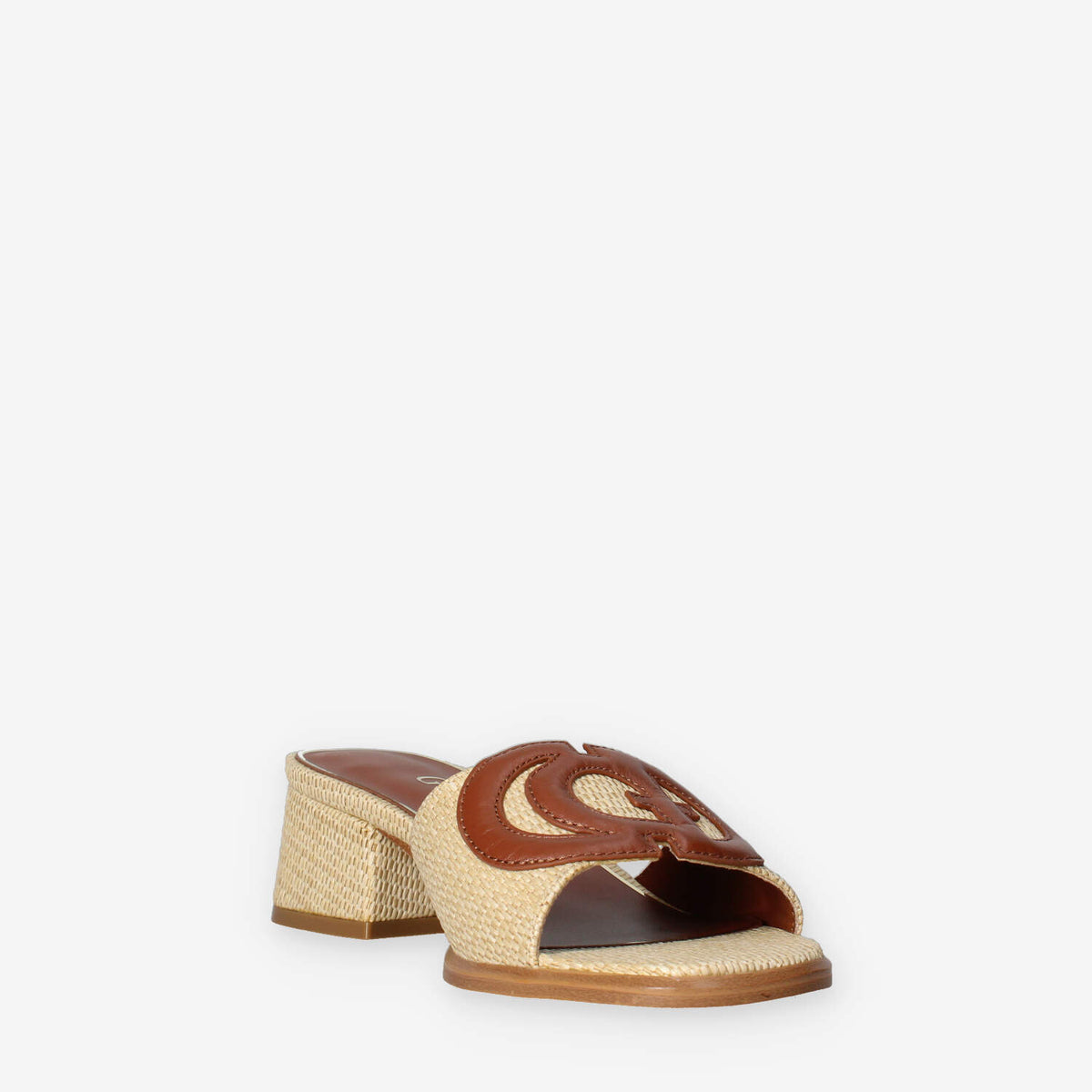 Guess FLJCN2-ELE03-NATU CERINNA2 Sandali scalzati da donna con tacco