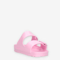 Birkenstock 1027355 Arizona Eva Sandali scalzati rosa (calzata stretta)