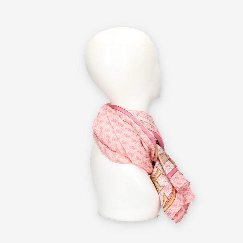 Guess AW5302-SIL03-OCL Foulard quadrato rosa logato