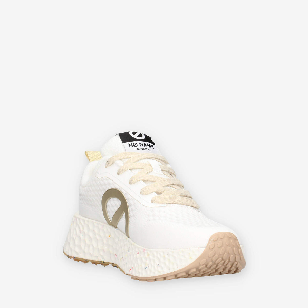 No Name LNVD-MEMT-A0 CARTER FLY W Sneakers bianche e oro da donna