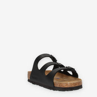 Birkenstock 0053013-BLACK Florida SFB Sandali scalzati neri (calzata stretta)